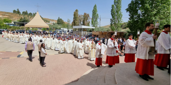 The Holy Mass for the new Latin Patriarchal Vicar of Jordan H. E. Bishop Jamal Khedr